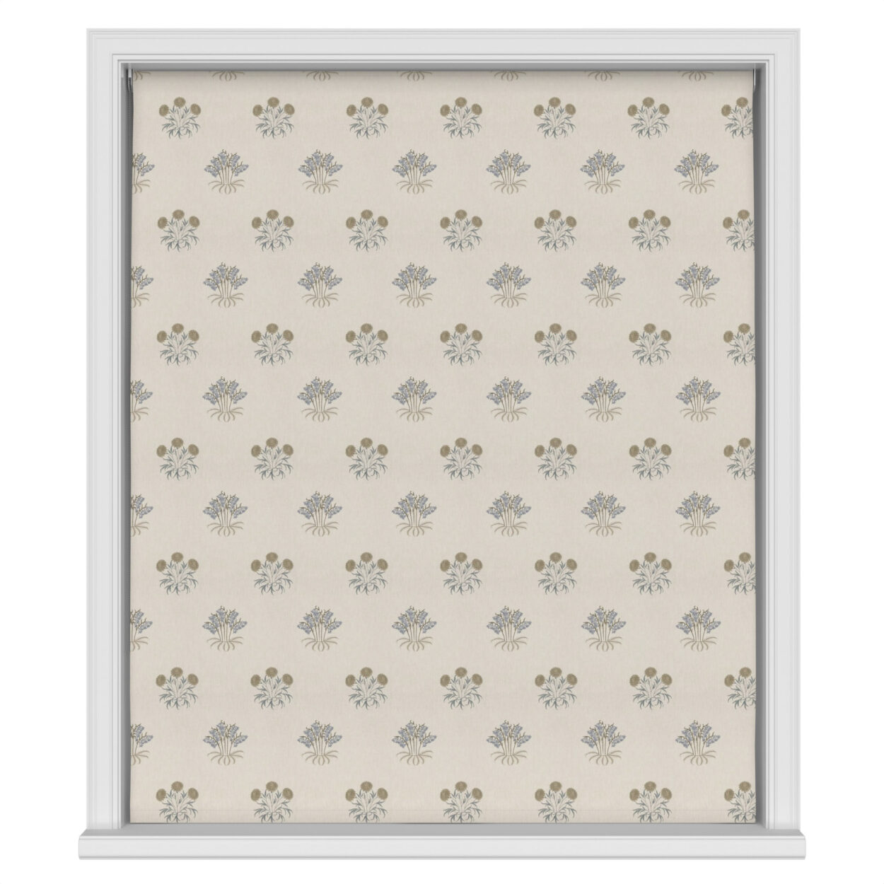 William Morris At Home Lily Flower Embroidery Woad - Image 3