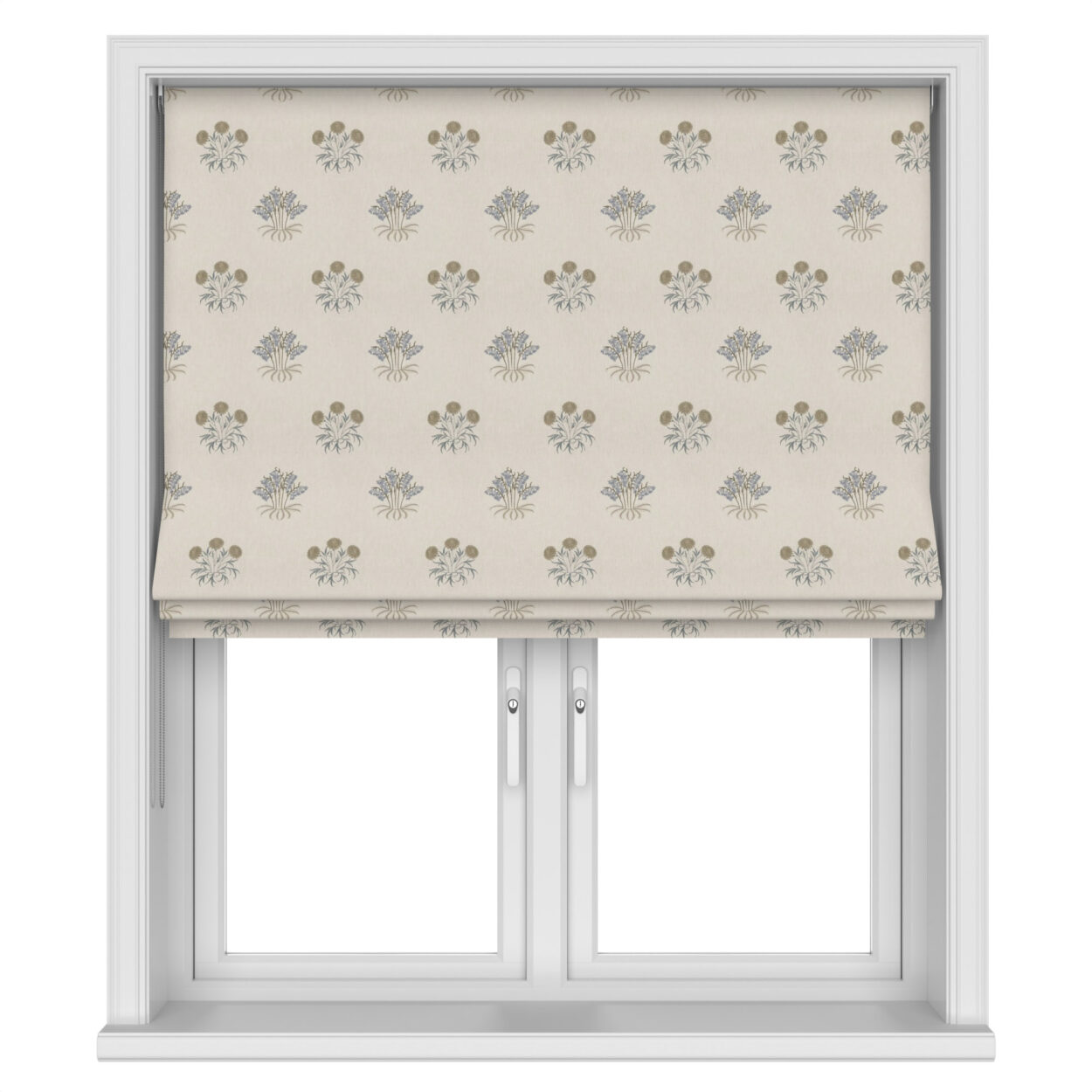 William Morris At Home Lily Flower Embroidery Woad - Image 4