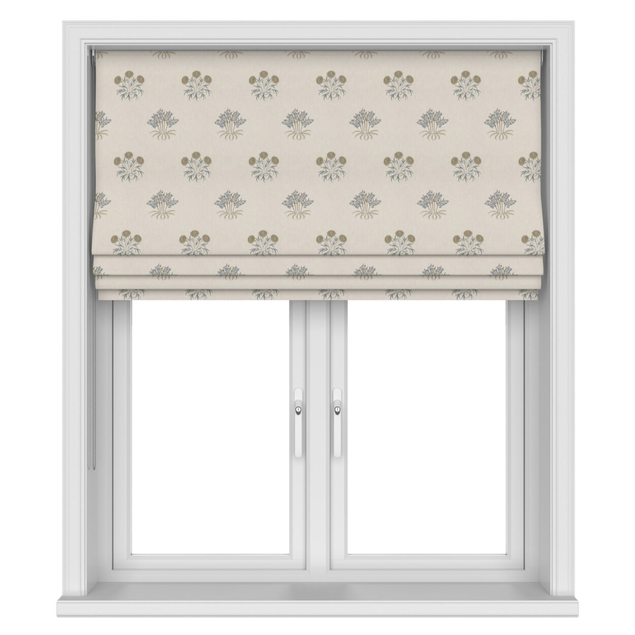 William Morris At Home Lily Flower Embroidery Woad - Image 5