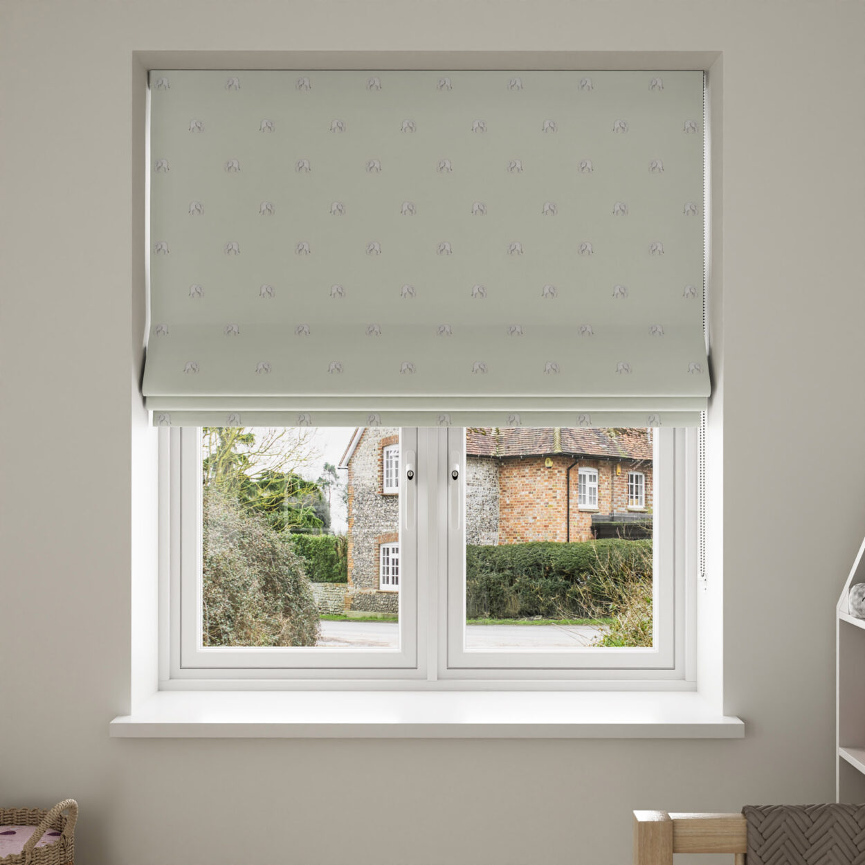Sophie Allport Elephant Green Grey