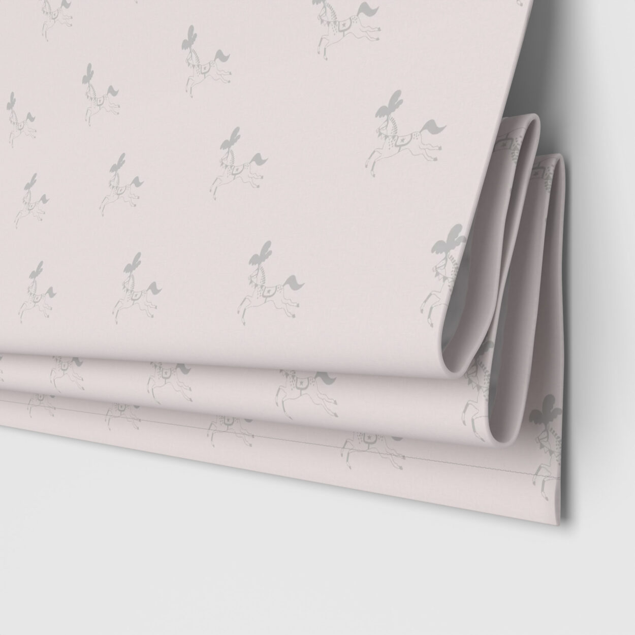 Sophie Allport Fairground Ponies Soft Pink Motorised