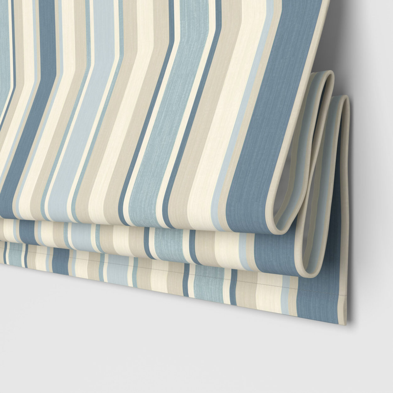 Laura Ashley Awning Stripe Seaspray Motorised
