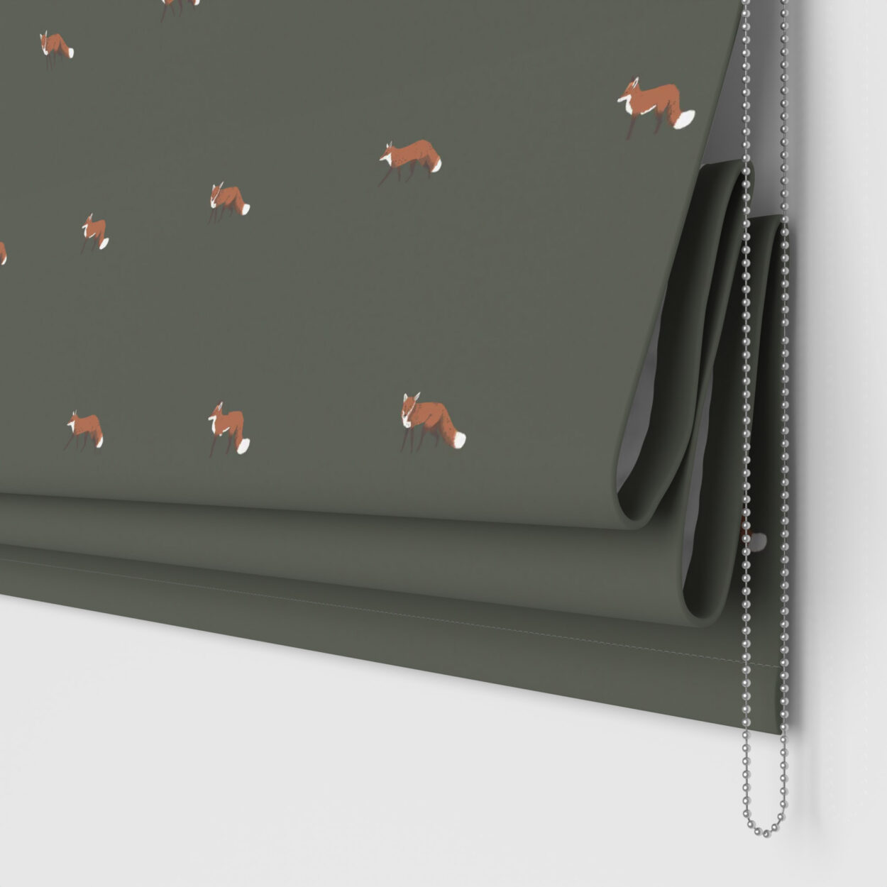Sophie Allport Foxes Forest Green - Image 2