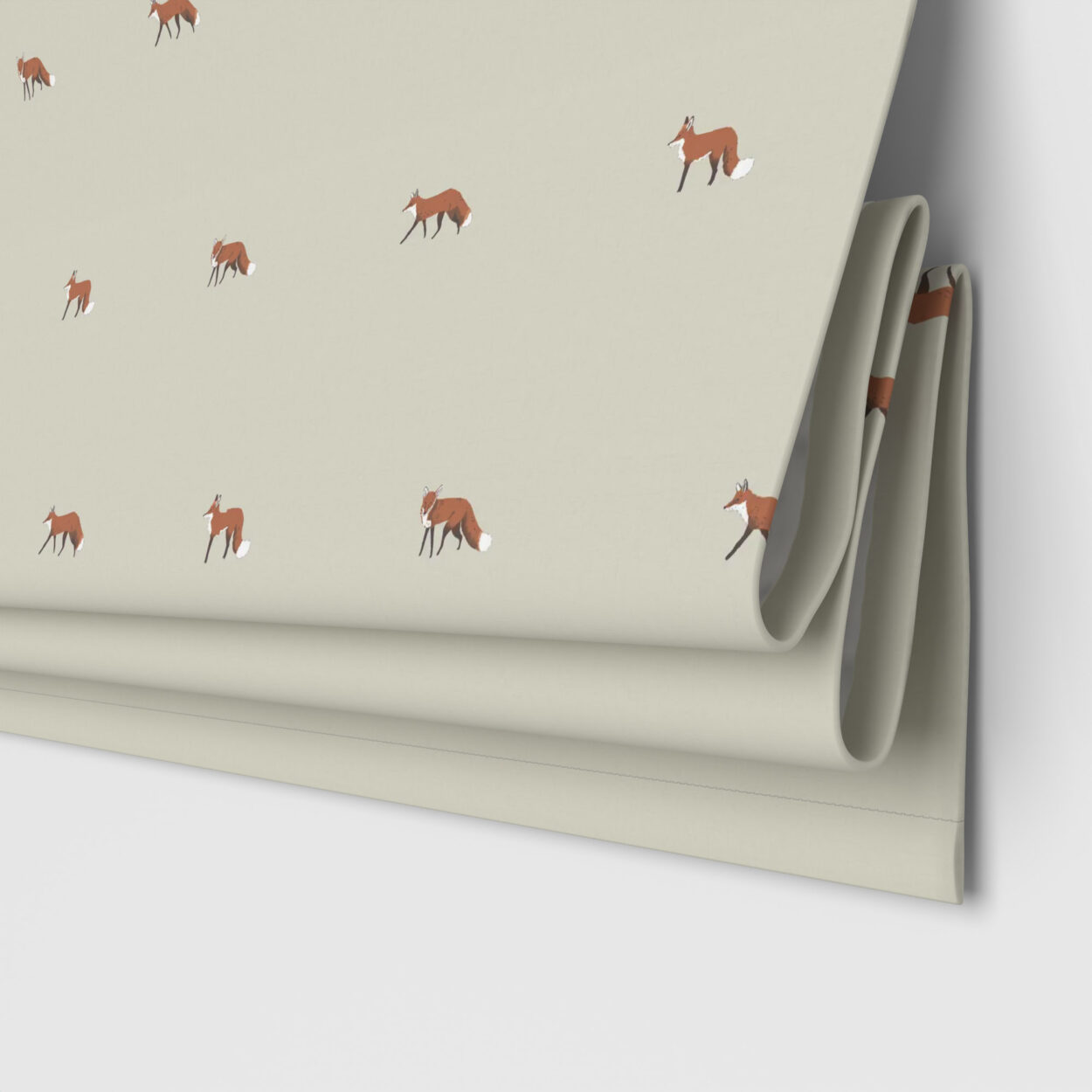Sophie Allport Foxes Soft Linen Motorised