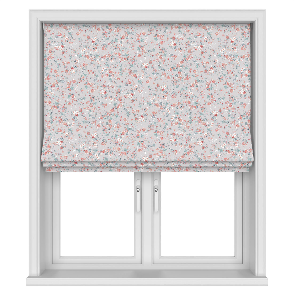 Laura Ashley Blossoms Pale Steel Motorised - Image 3