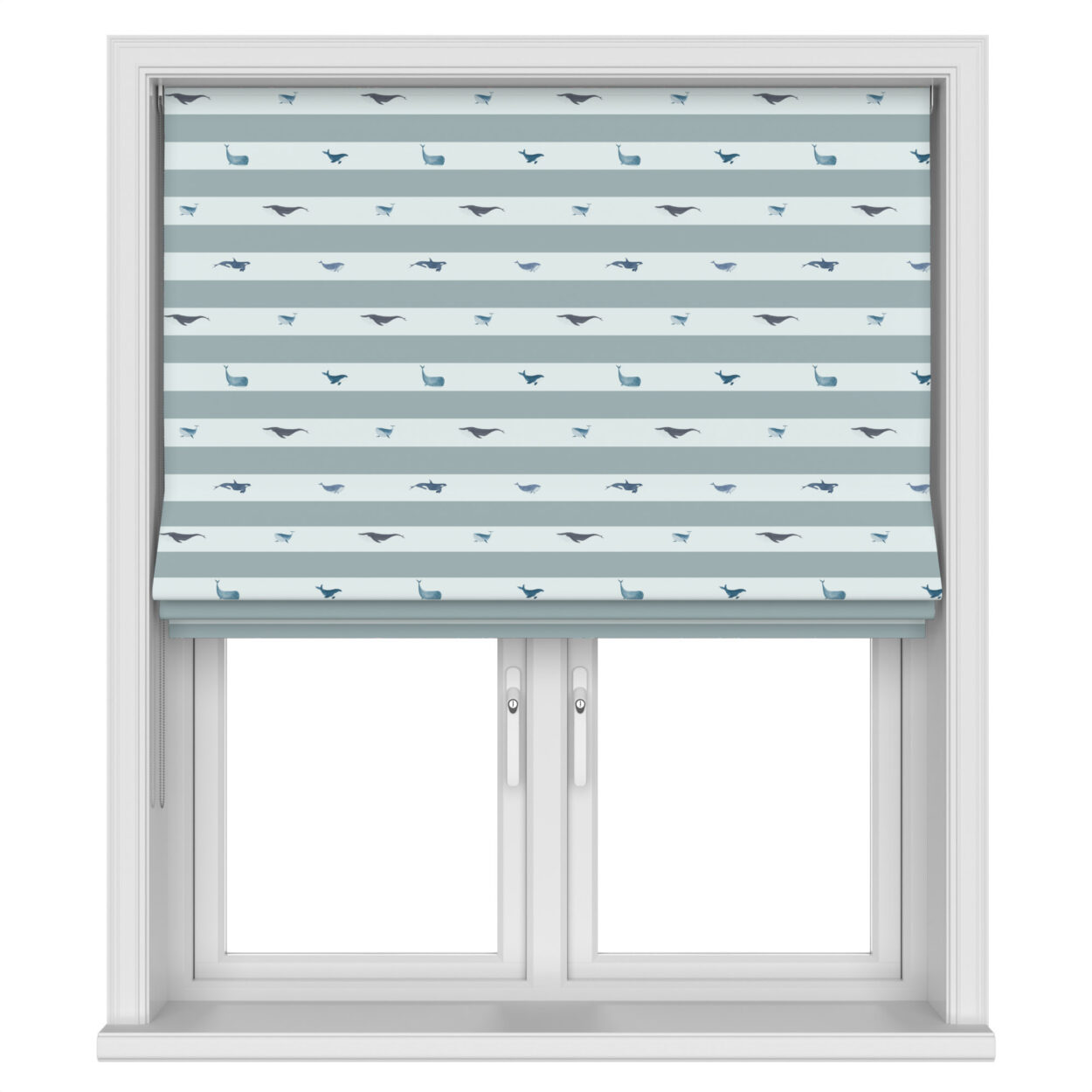 Sophie Allport Whale Stripe Deep Duckegg - Image 4