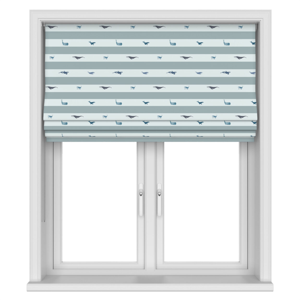 Sophie Allport Whale Stripe Deep Duckegg - Image 5