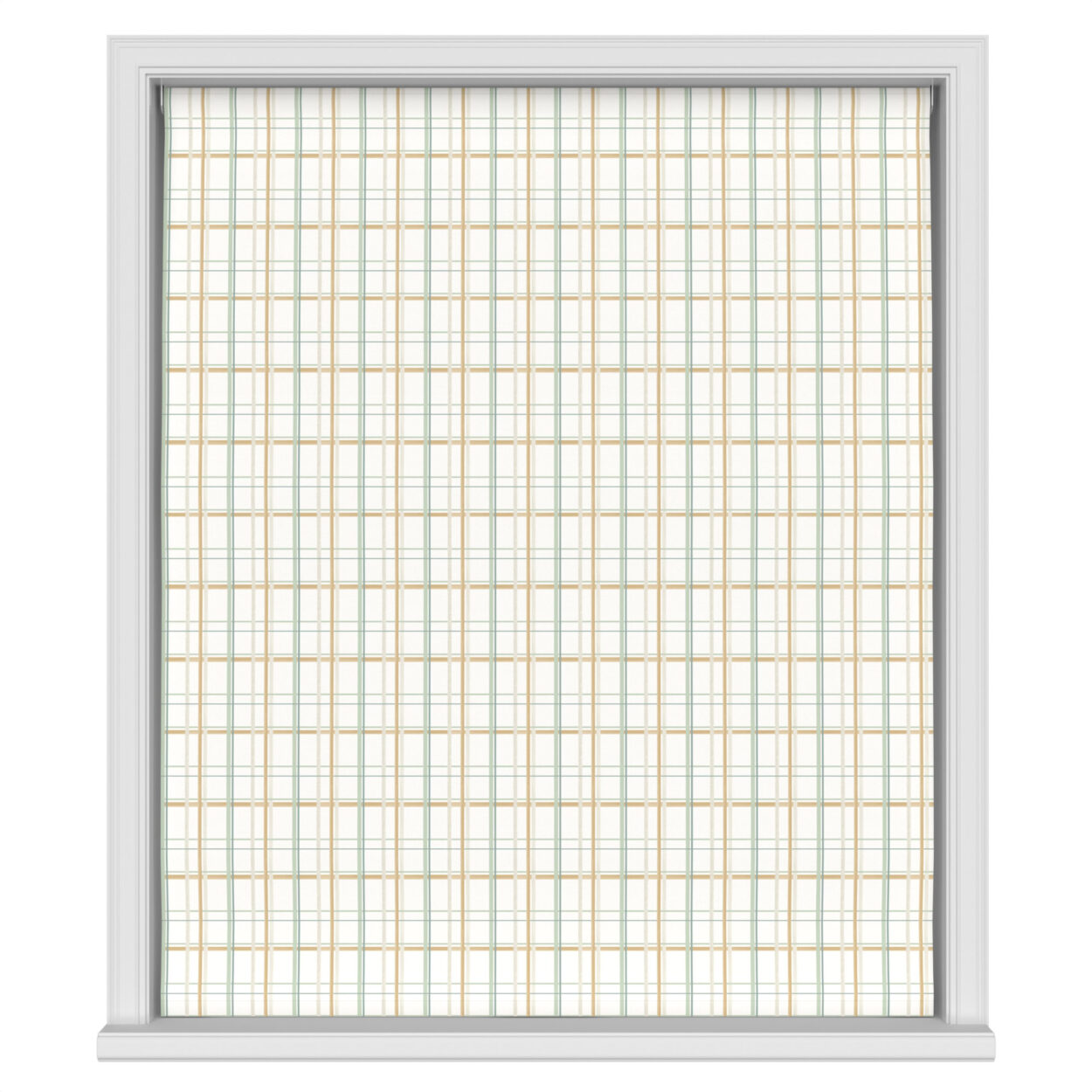 Laura Ashley Burford Check Ochre Motorised - Image 2