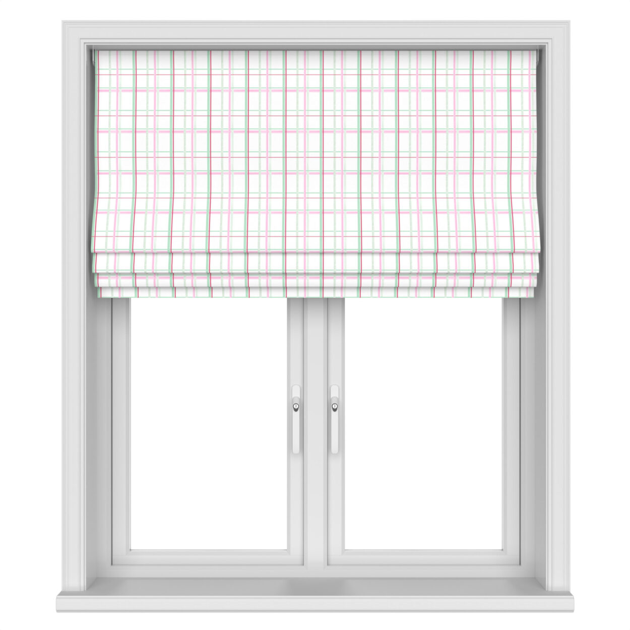 Laura Ashley Burford Check Rose Motorised - Image 4