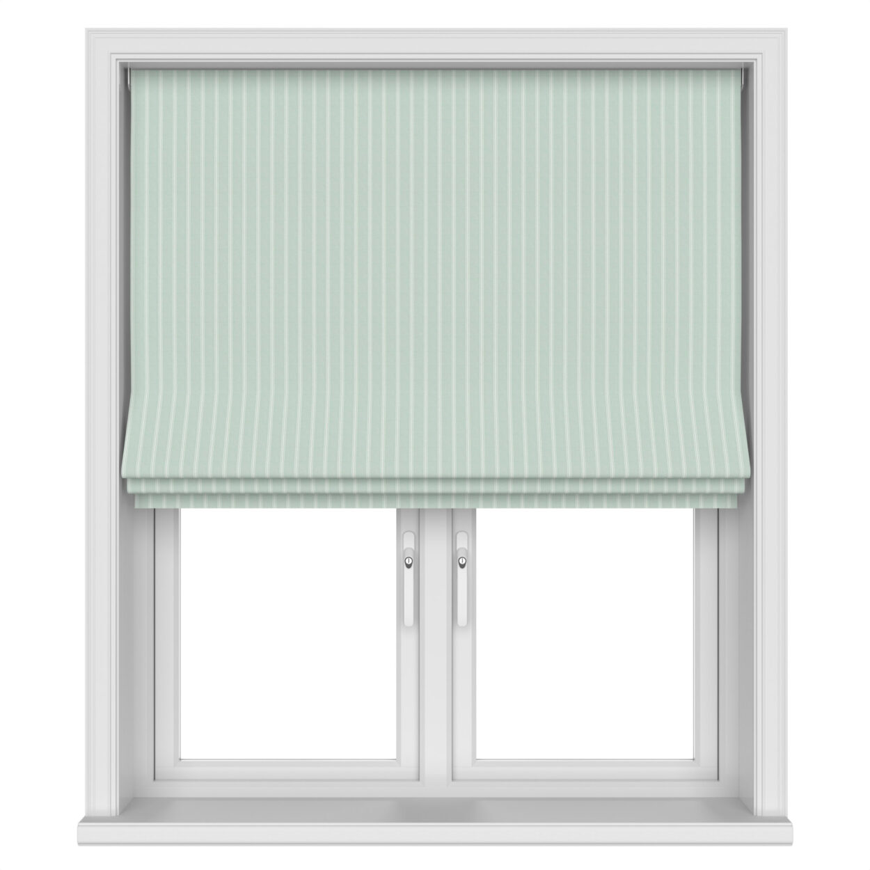 Laura Ashley Burnsall Stripe Smoke Green Motorised - Image 3