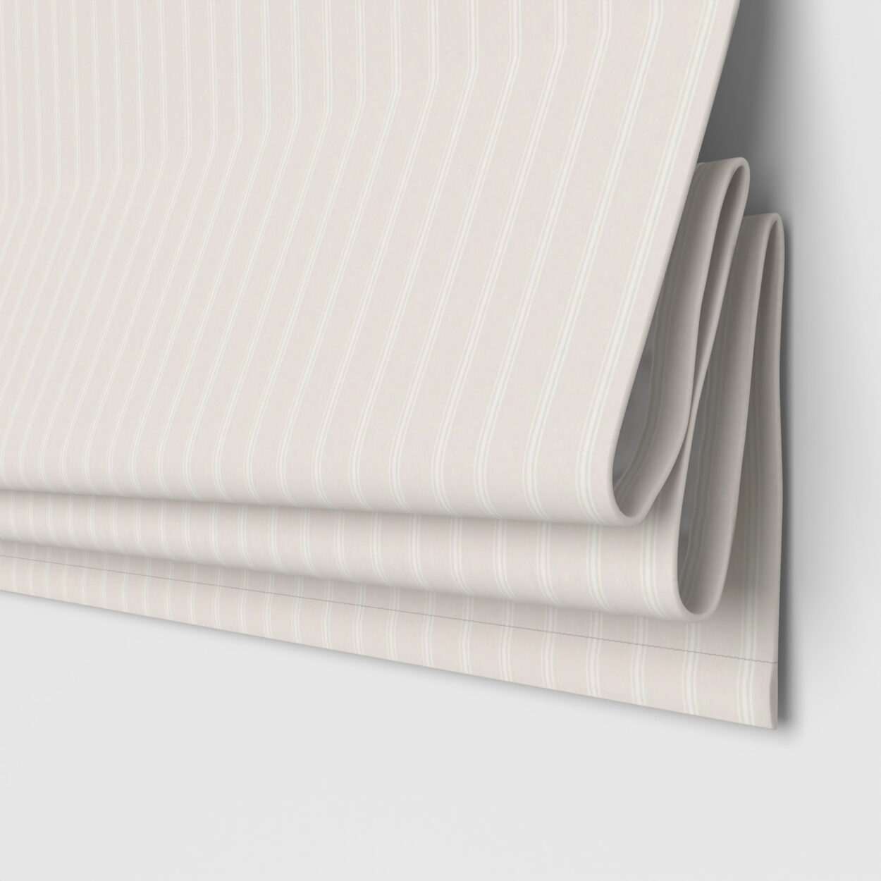 Laura Ashley Burnsall Stripe White Sands Motorised