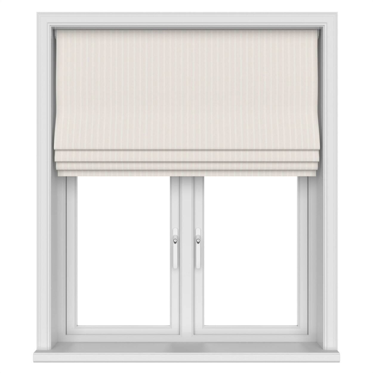 Laura Ashley Burnsall Stripe White Sands Motorised - Image 4