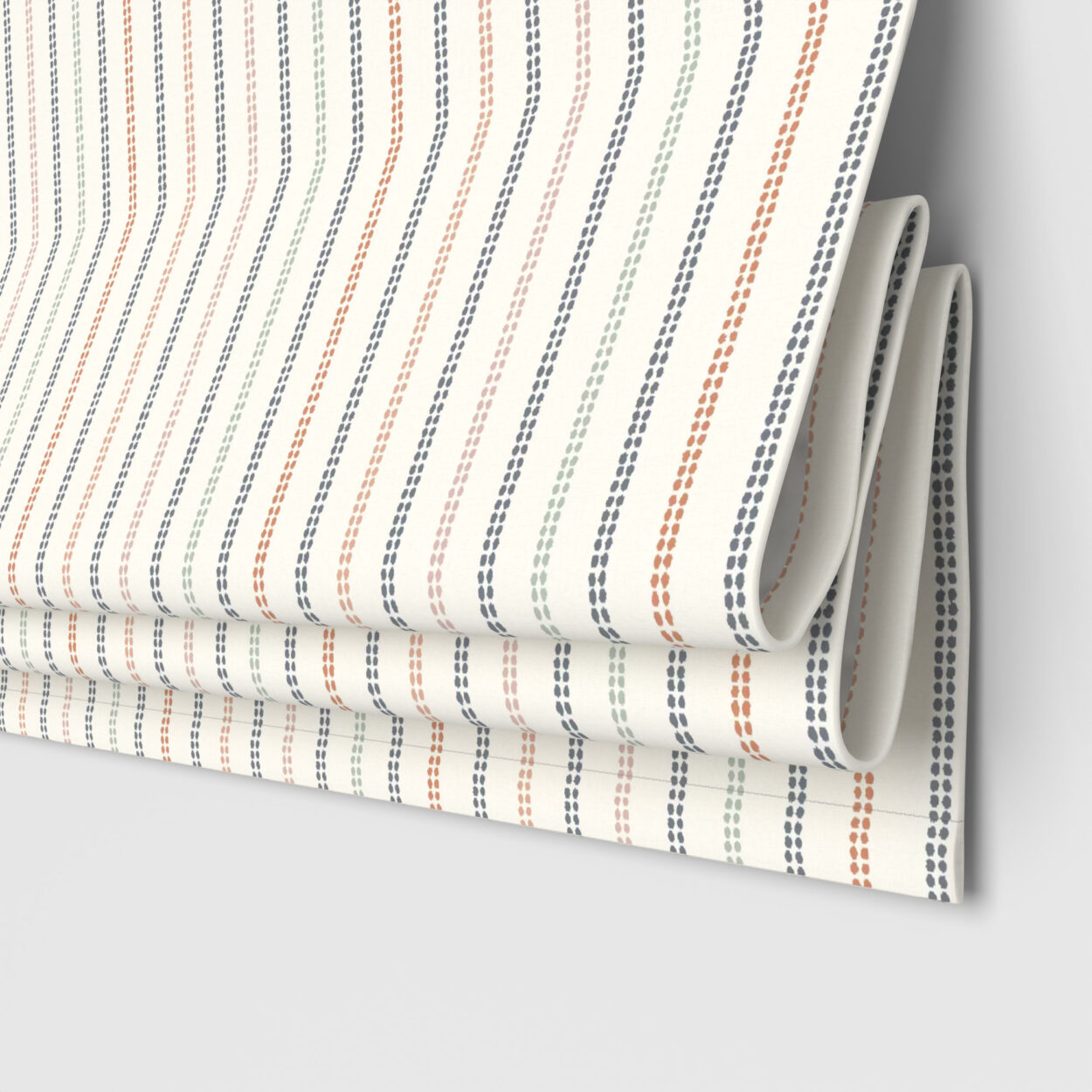 Laura Ashley Candy Stripe Apricot Motorised
