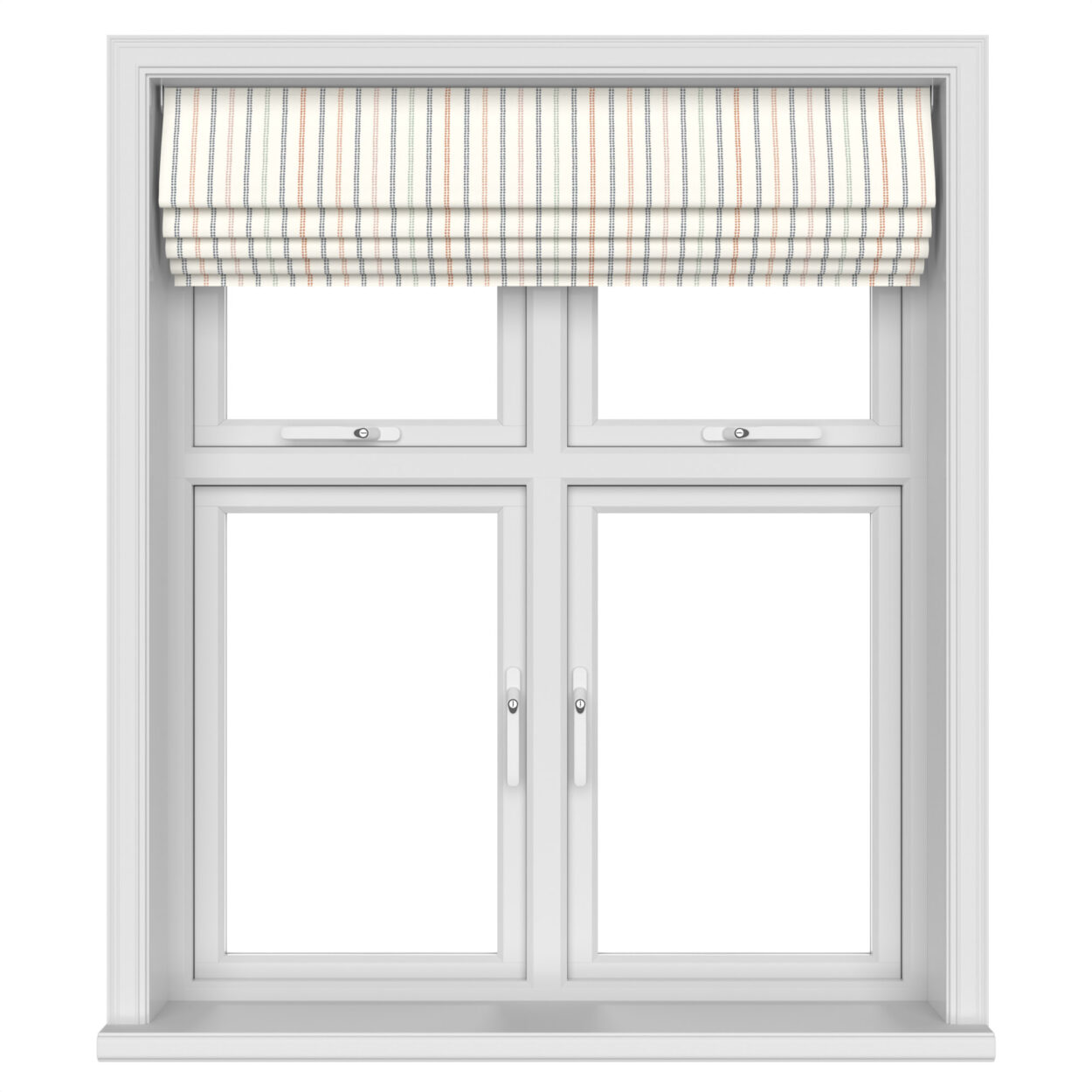 Laura Ashley Candy Stripe Apricot Motorised - Image 5
