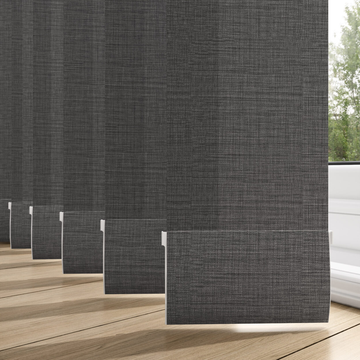 Oslo Graphite 127mm Replacement Slats