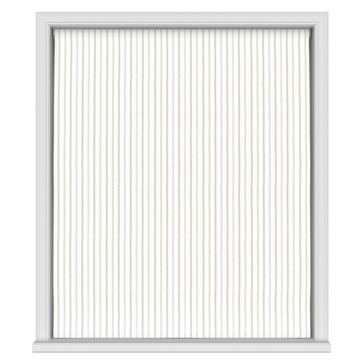 Laura Ashley Candy Stripe Dove Grey Motorised - Image 2