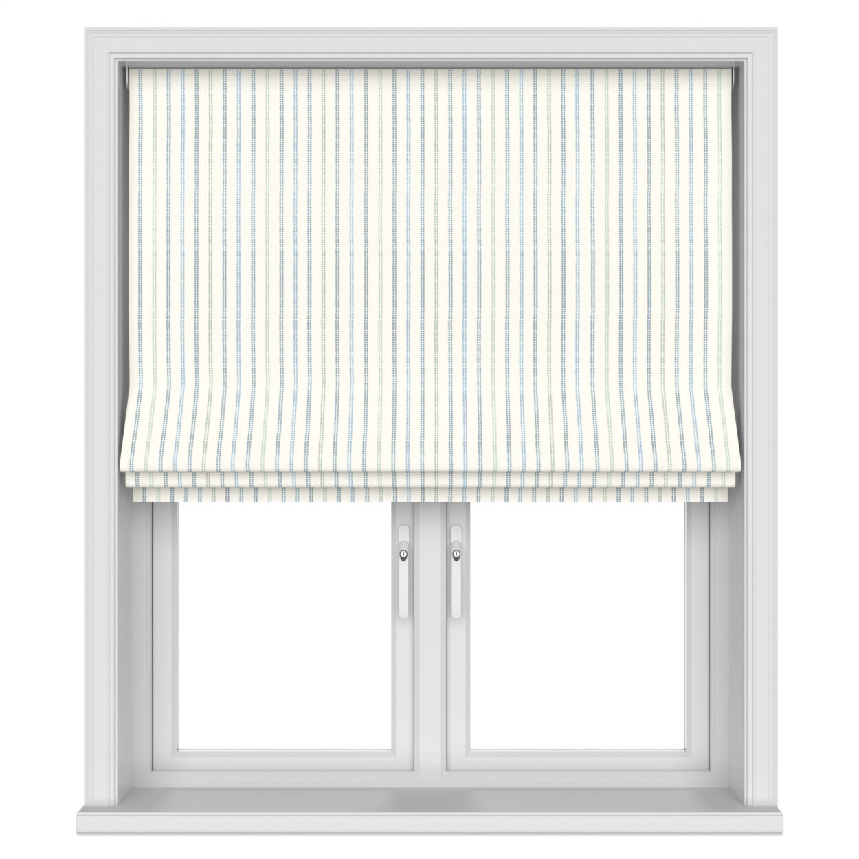 Laura Ashley Candy Stripe Newport Blue Motorised - Image 3