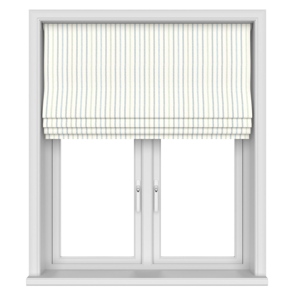 Laura Ashley Candy Stripe Newport Blue Motorised - Image 4