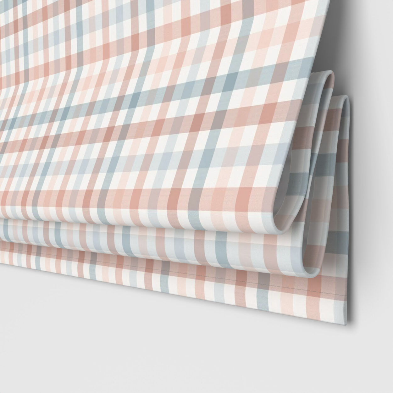 Laura Ashley Cove Check Blush Motorised