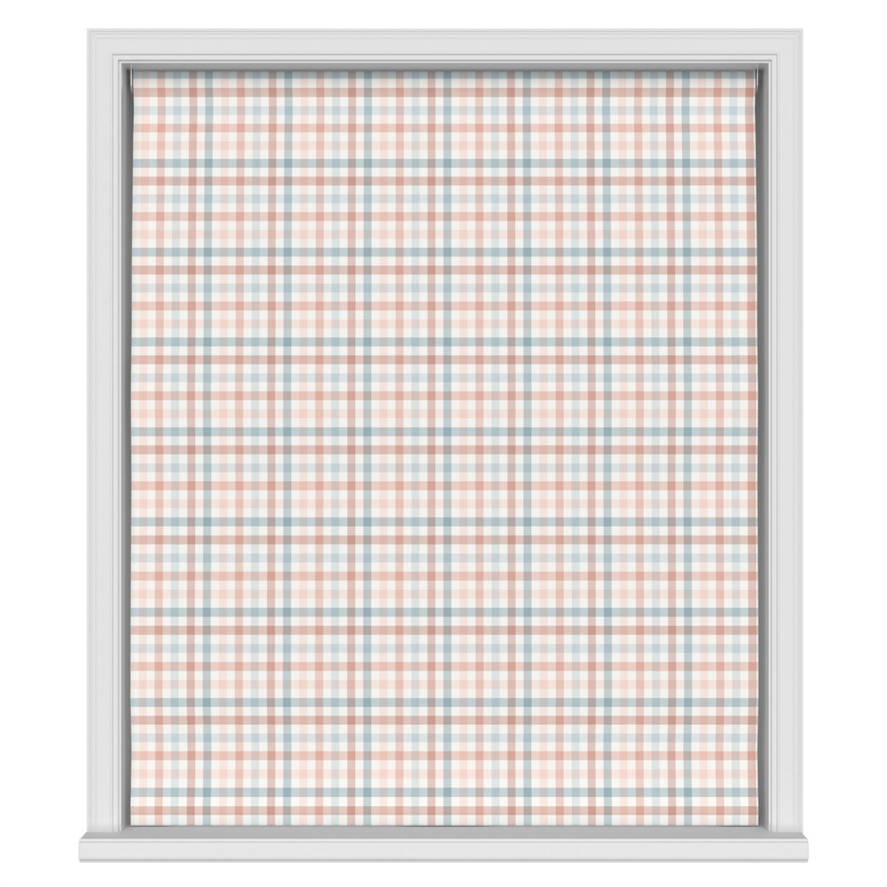 Laura Ashley Cove Check Blush Motorised - Image 2