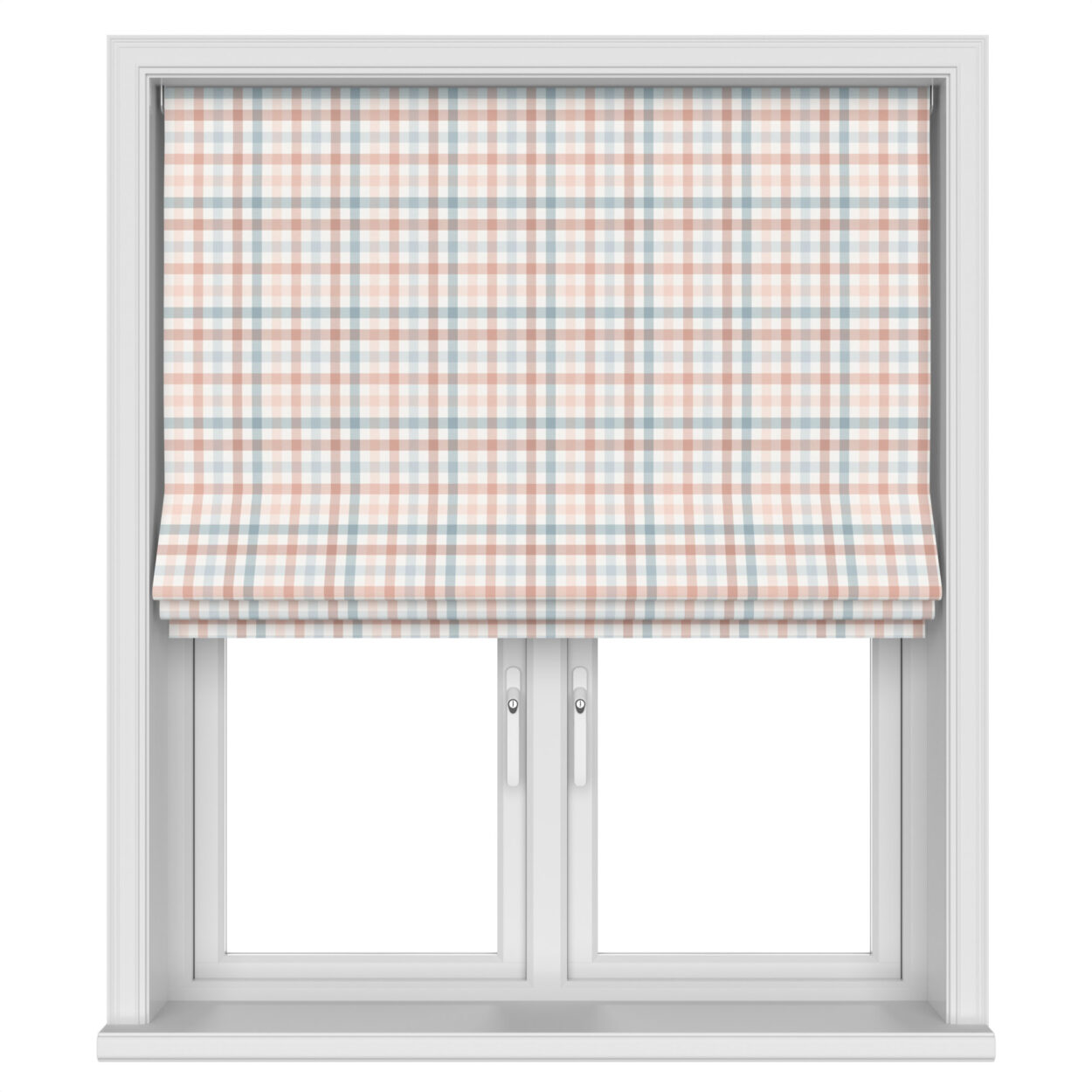 Laura Ashley Cove Check Blush Motorised - Image 3