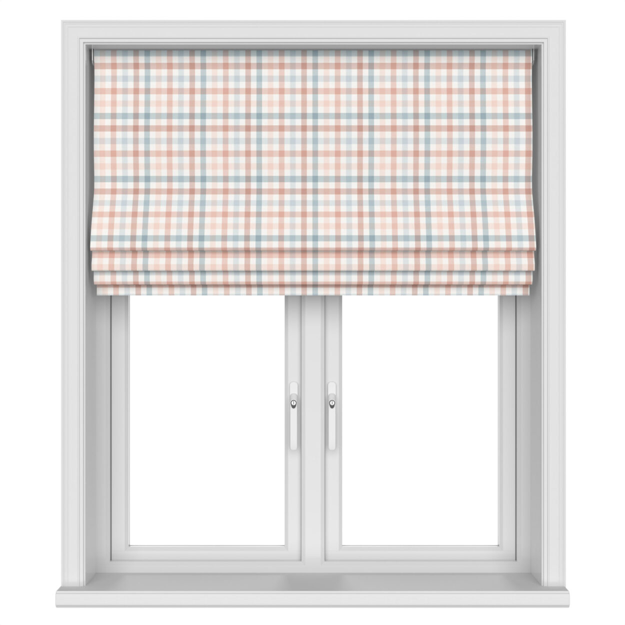 Laura Ashley Cove Check Blush Motorised - Image 4
