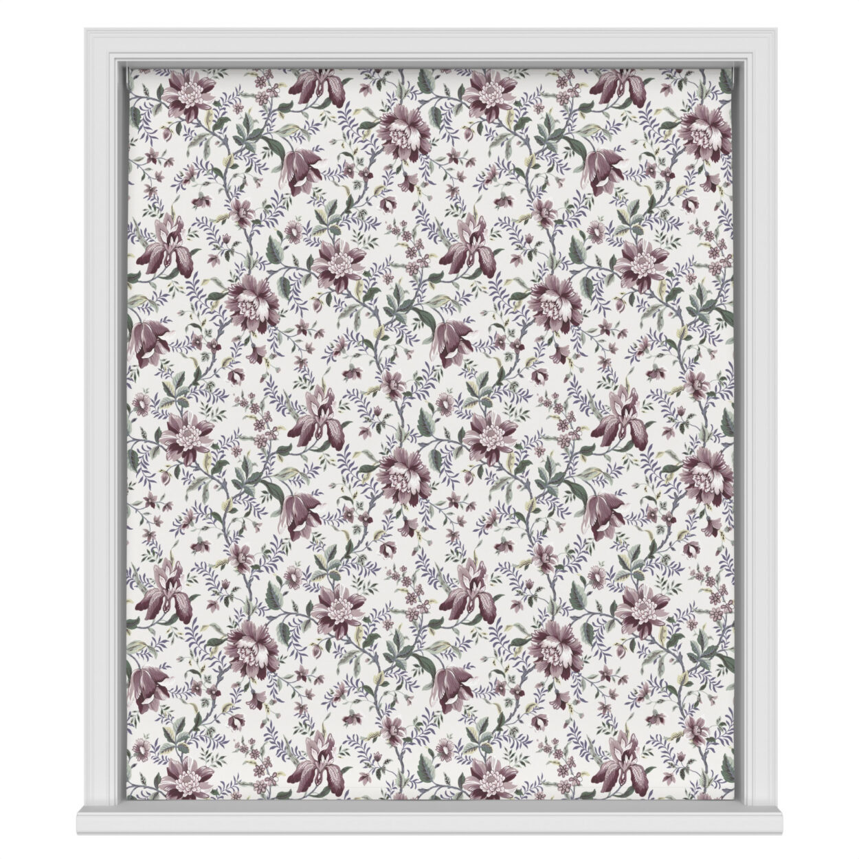 Laura Ashley Editas Garden Blackberry Purple Motorised - Image 2