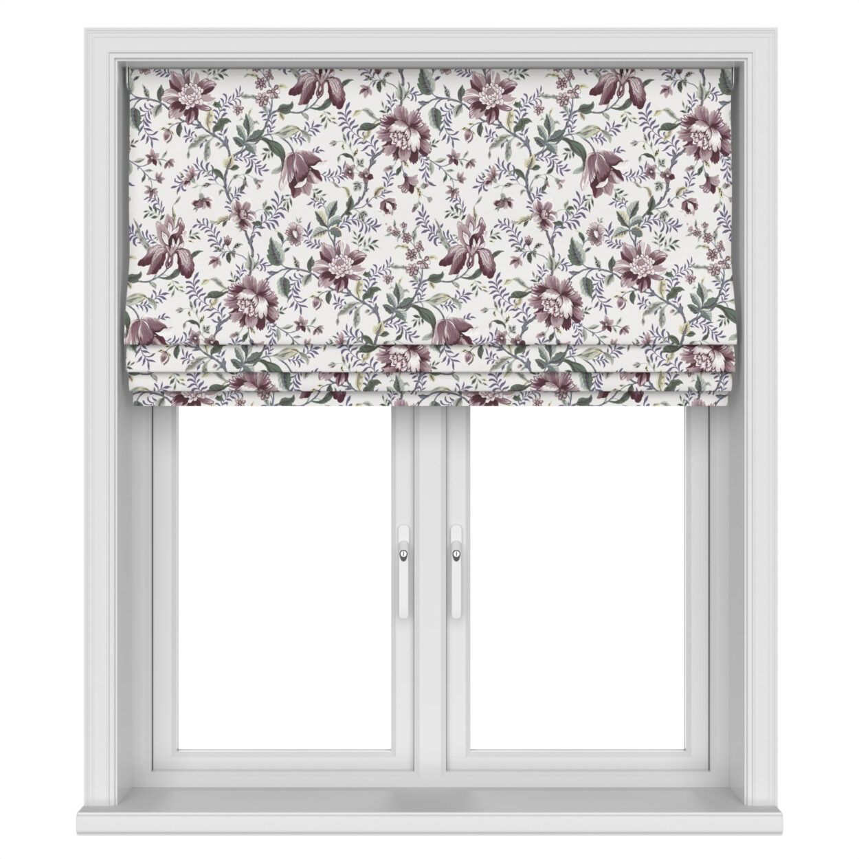 Laura Ashley Editas Garden Blackberry Purple Motorised - Image 4