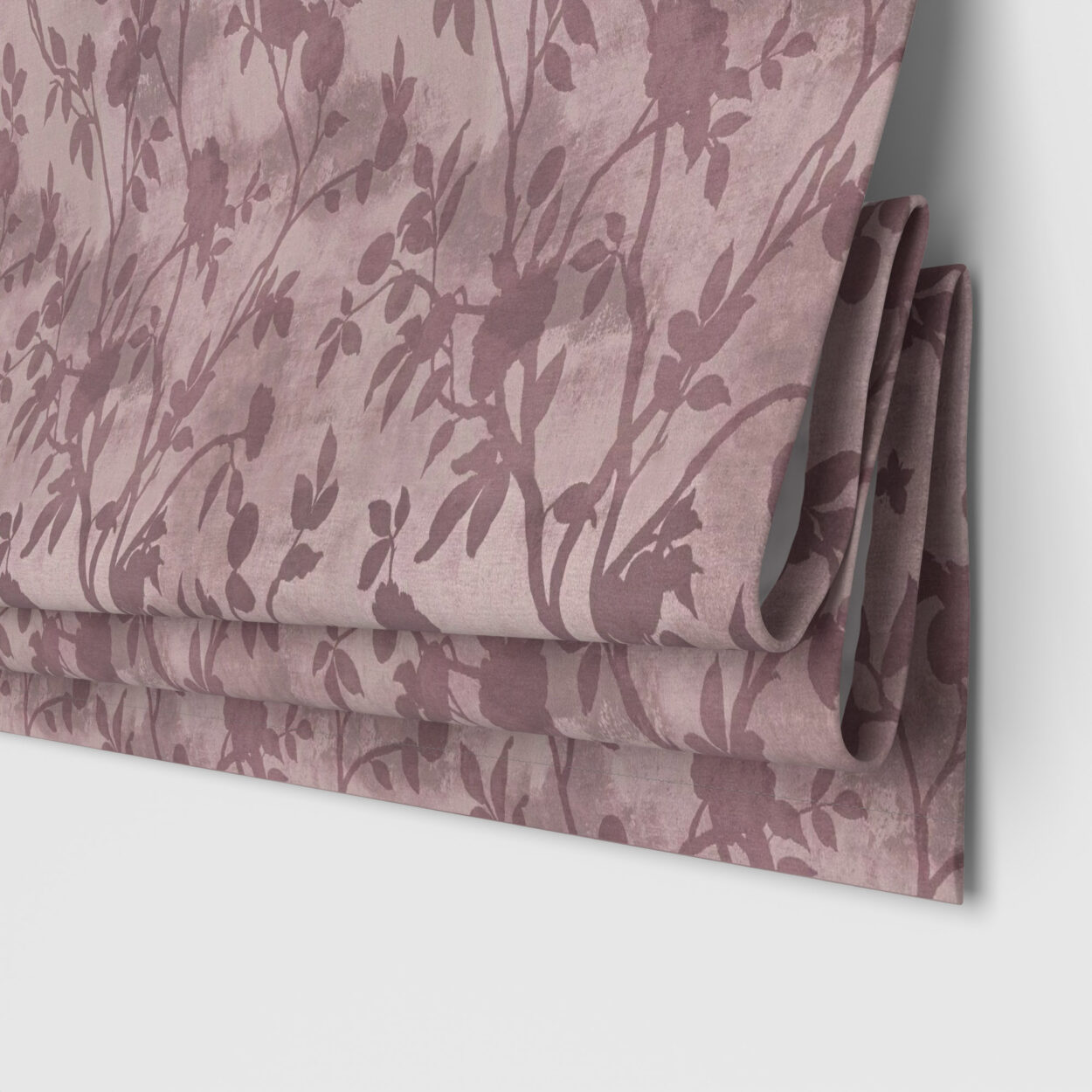 Laura Ashley Eglantine Silhouette Woven Mulberry Motorised