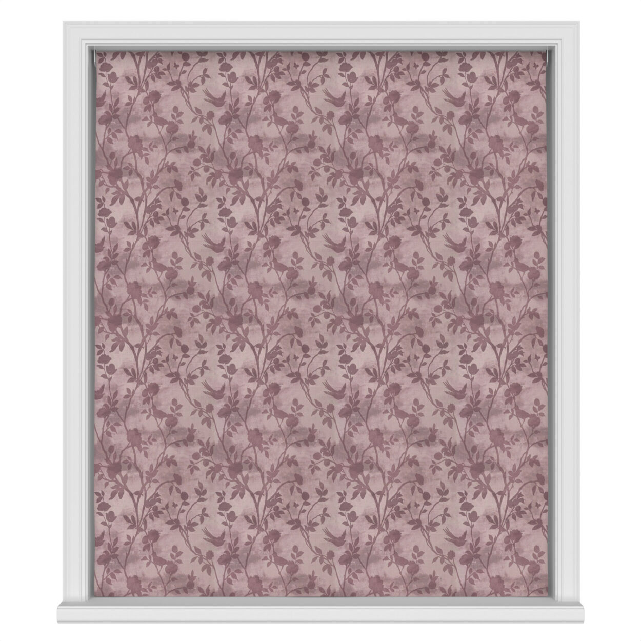 Laura Ashley Eglantine Silhouette Woven Mulberry Motorised - Image 2