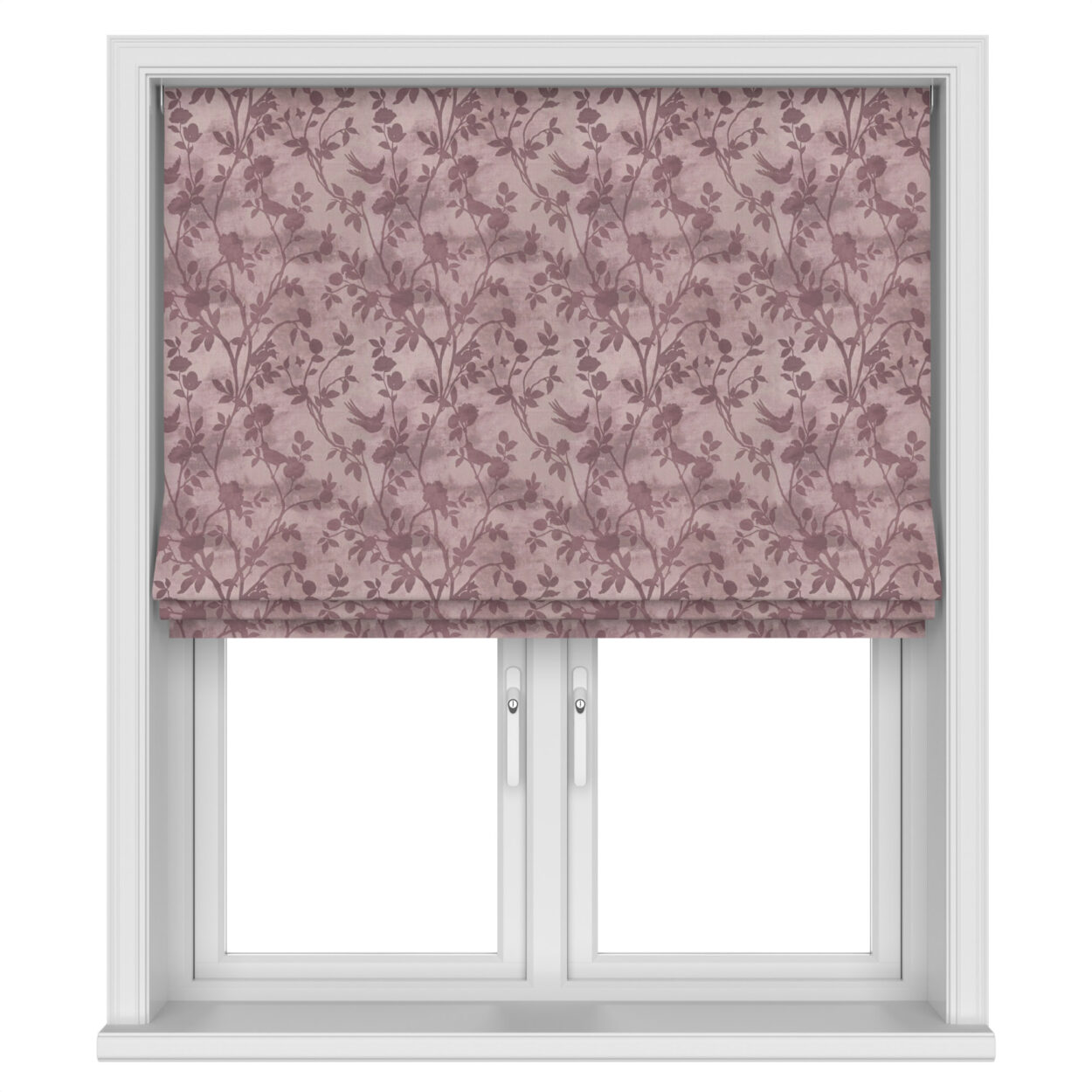 Laura Ashley Eglantine Silhouette Woven Mulberry Motorised - Image 3