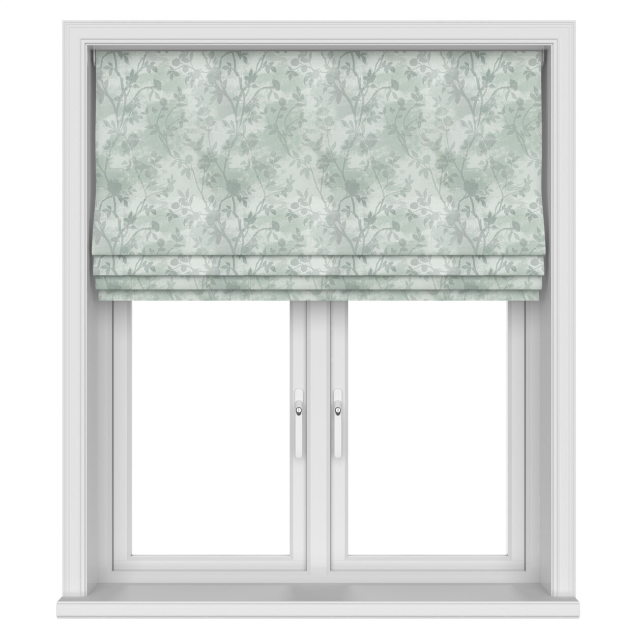 Laura Ashley Eglantine Silhouette Woven Smoke Green Motorised - Image 4