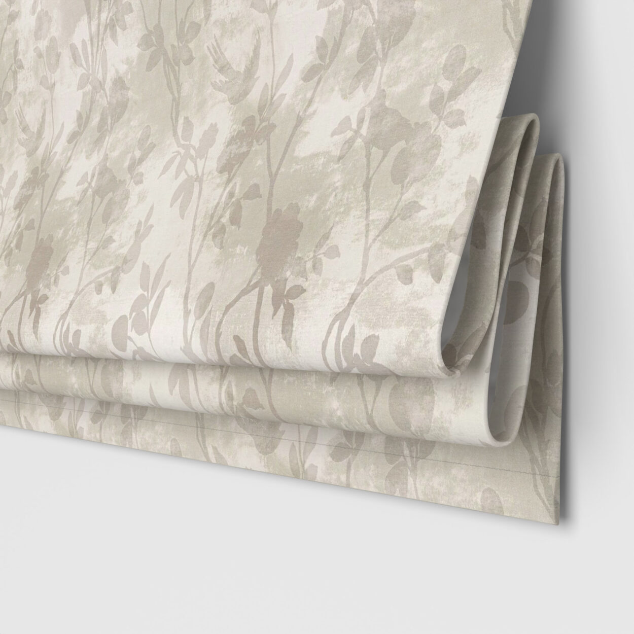 Laura Ashley Eglantine Silhouette Woven White Sands Motorised