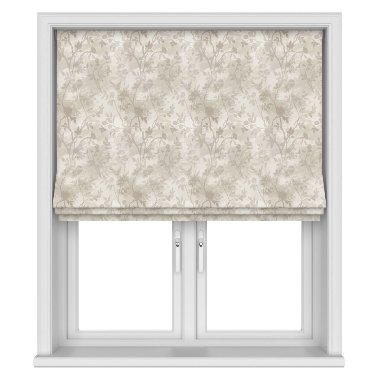 Laura Ashley Eglantine Silhouette Woven White Sands Motorised - Image 3