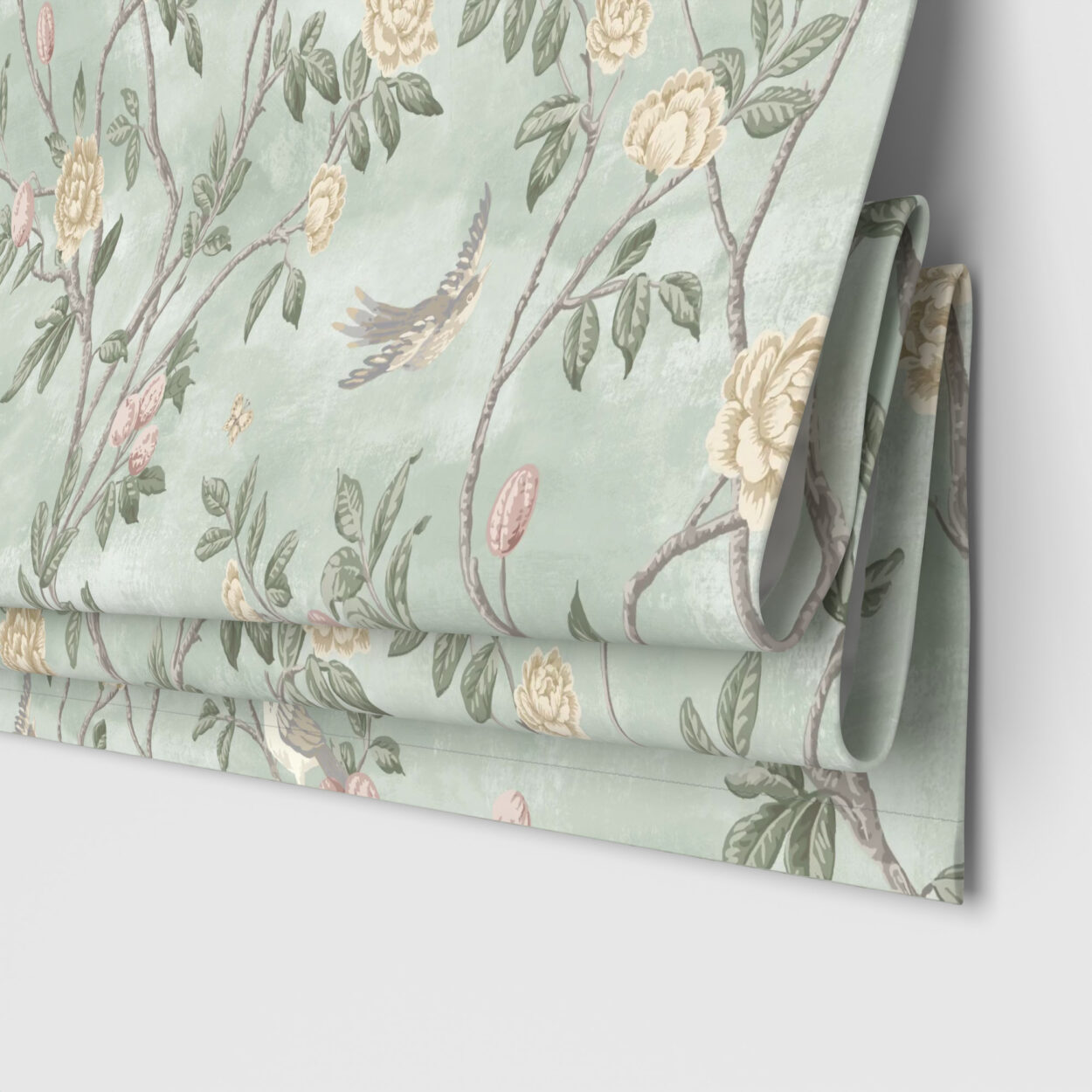 Laura Ashley Eglantine Smoke Green Motorised