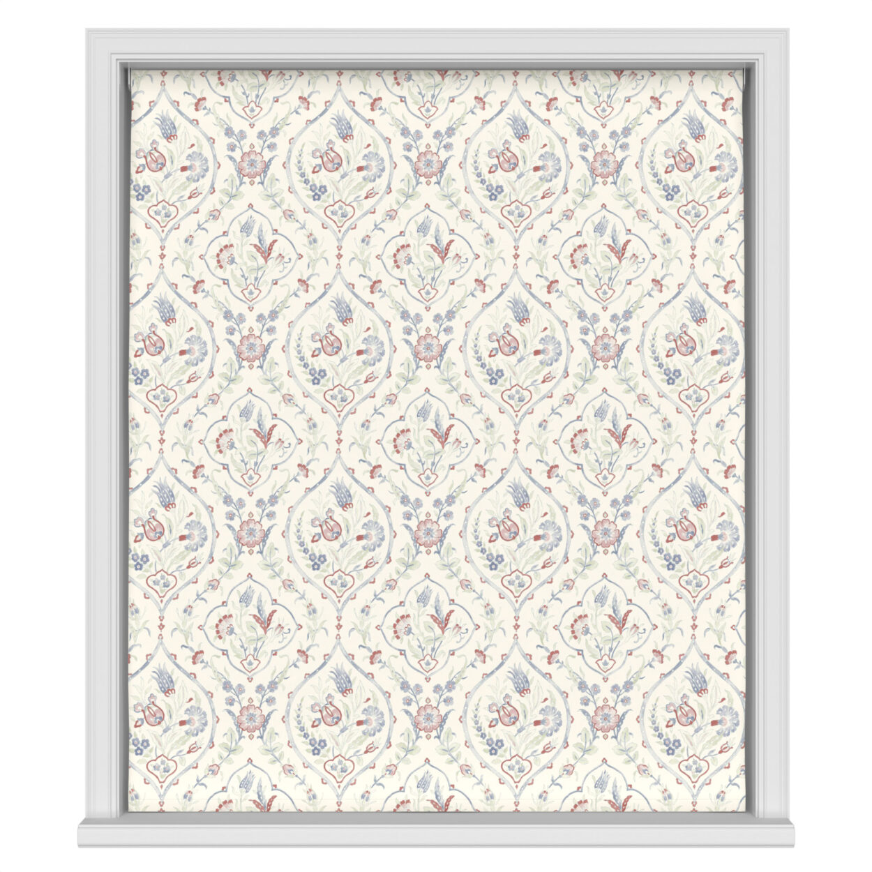 Laura Ashley Foscot Damask Crimson Red Motorised - Image 2