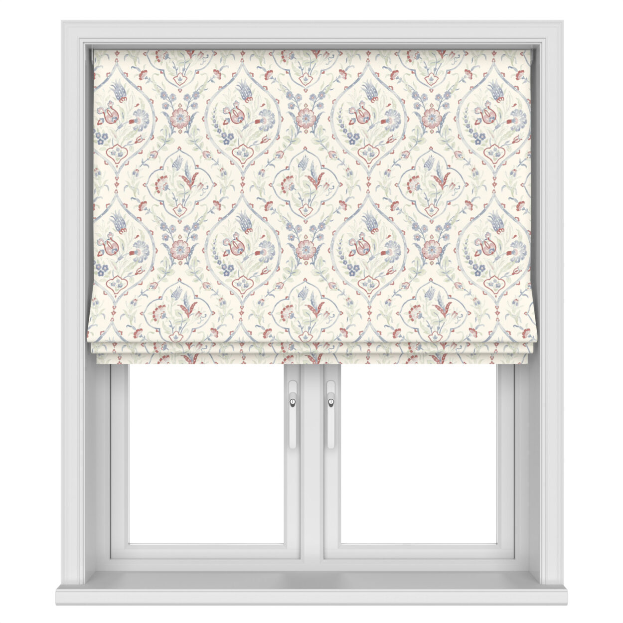 Laura Ashley Foscot Damask Crimson Red Motorised - Image 3