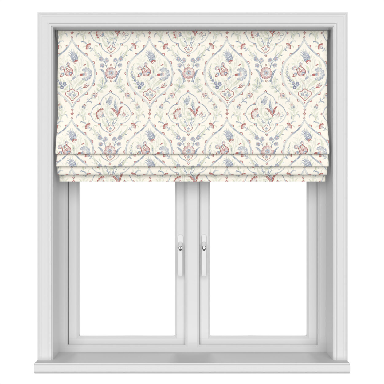Laura Ashley Foscot Damask Crimson Red Motorised - Image 4