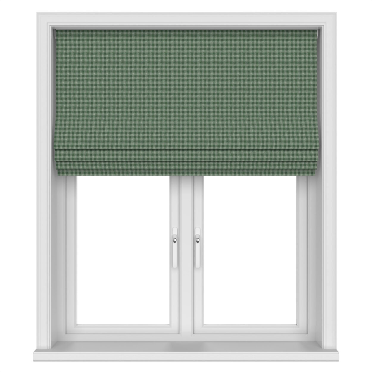 Laura Ashley Gingham Bottle Green Motorised - Image 4