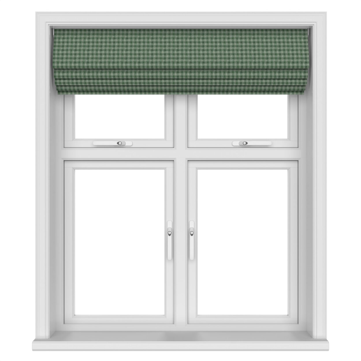 Laura Ashley Gingham Bottle Green Motorised - Image 5