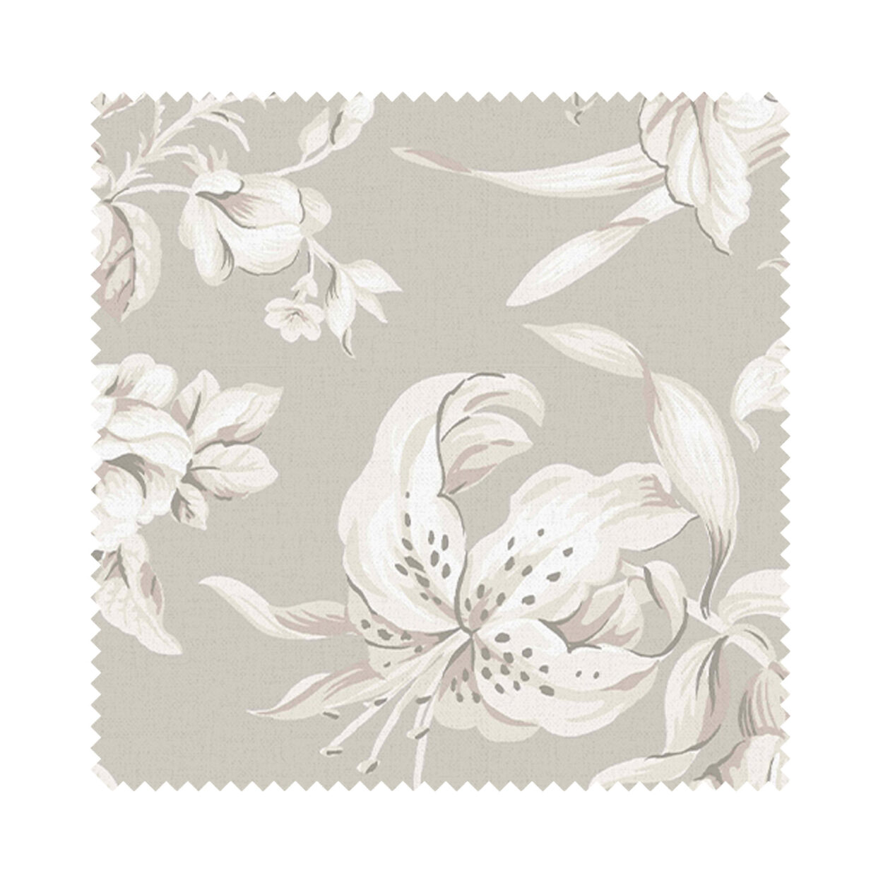Laura Ashley Heledd Blooms Dove Grey Motorised - Image 6