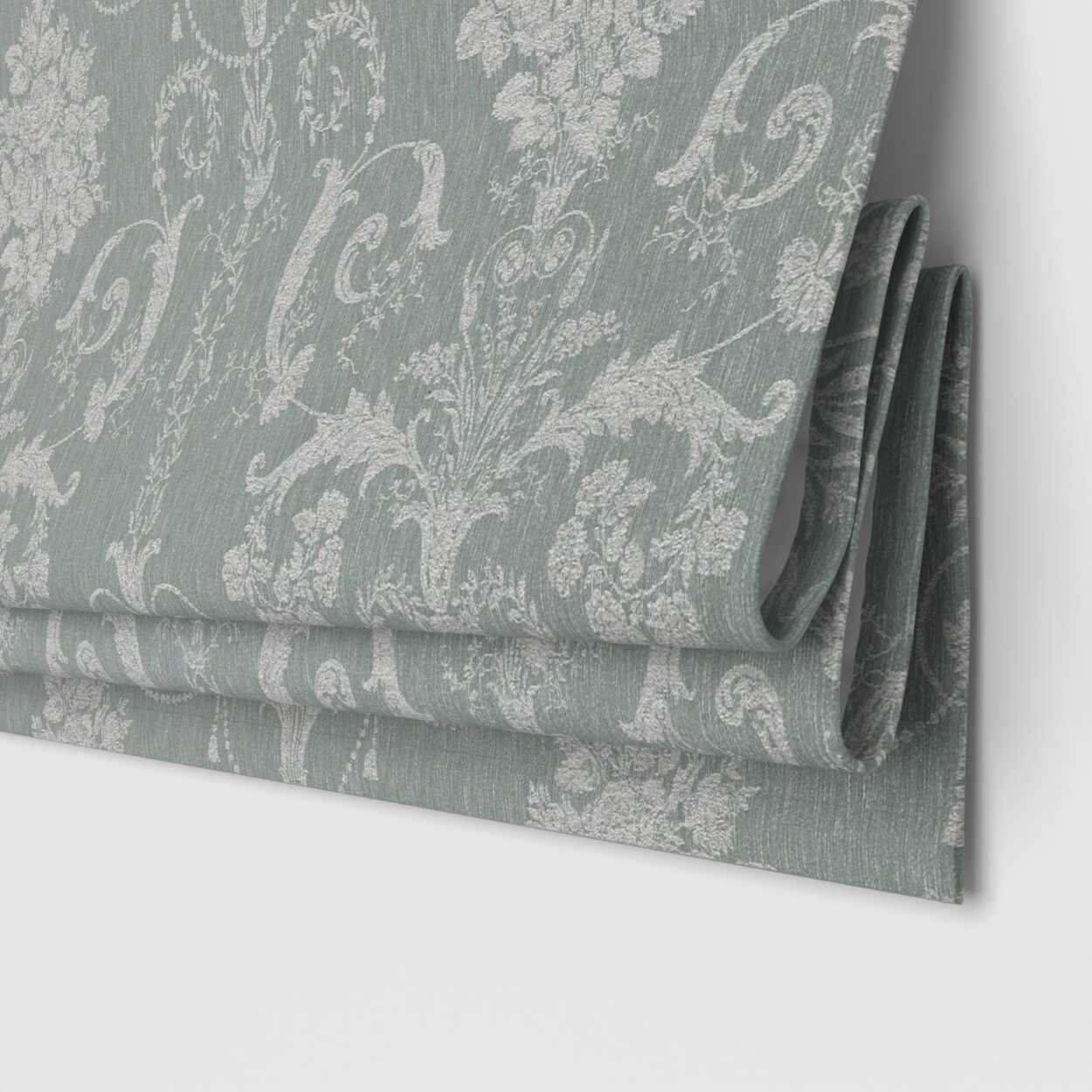 Laura Ashley Josette Woven Grey Green Motorised