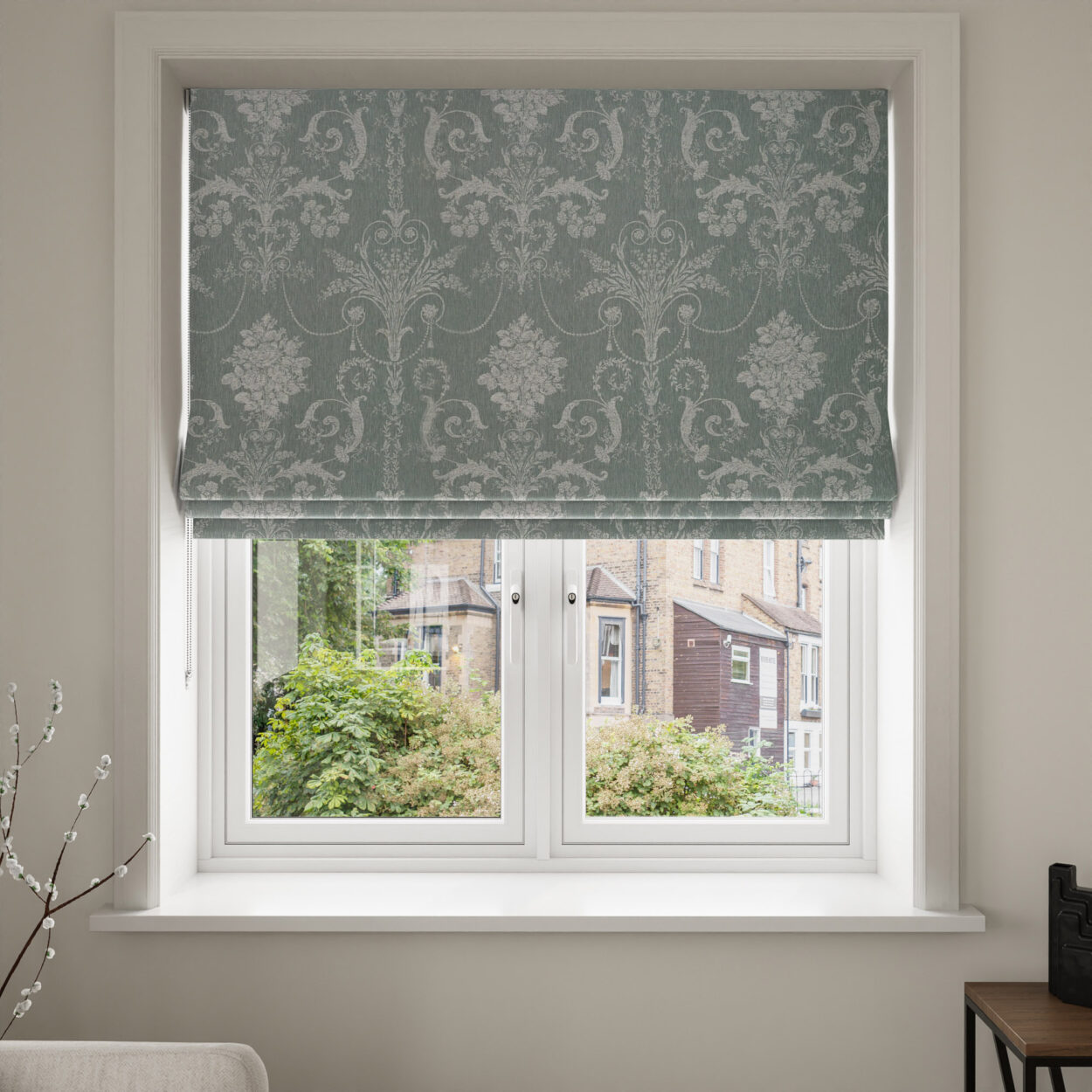 Laura Ashley Josette Woven Grey Green