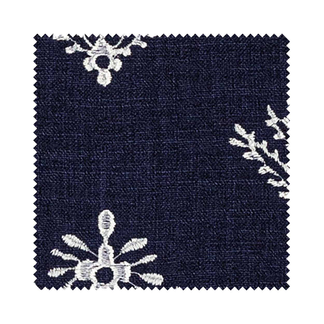 Laura Ashley Lady Fern Embroidery French Navy Motorised - Image 6