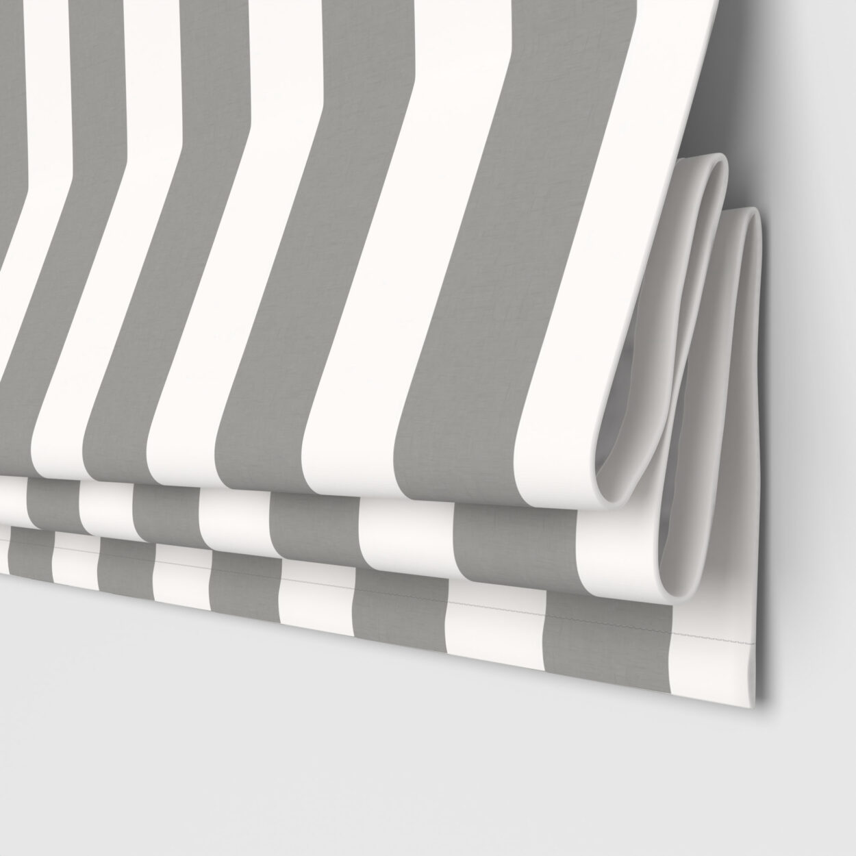 Laura Ashley Lille Stripe Steel Motorised