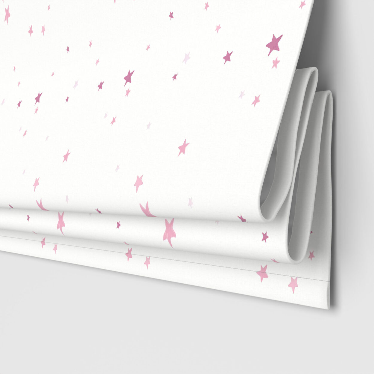 Laura Ashley Painterly Stars Pink Motorised