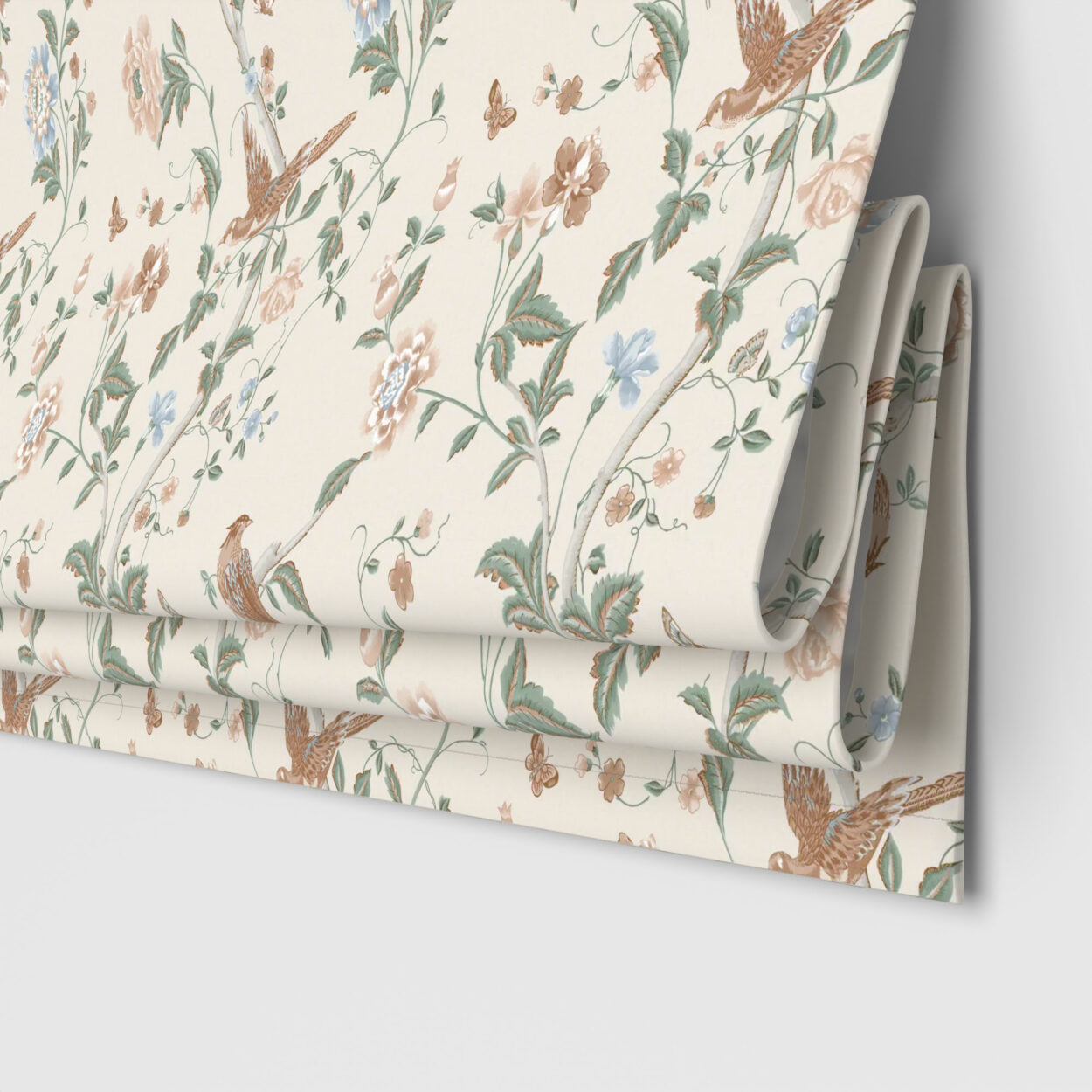 Laura Ashley Summer Palace Sage Apricot Motorised