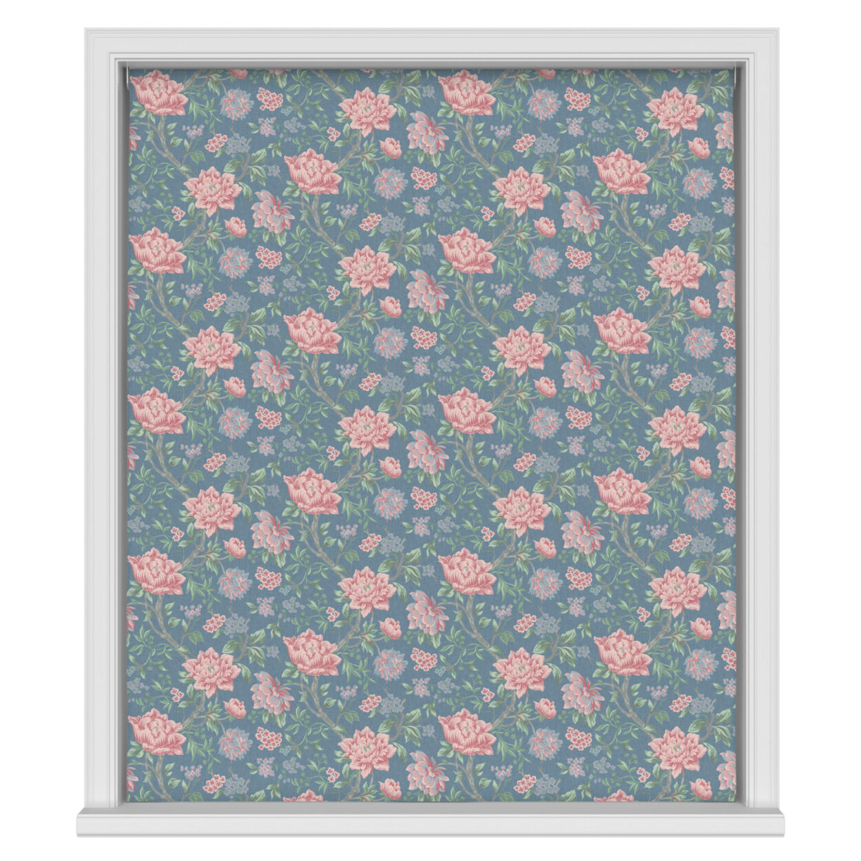Laura Ashley Tapestry Floral Dusky Seaspray Motorised - Image 2