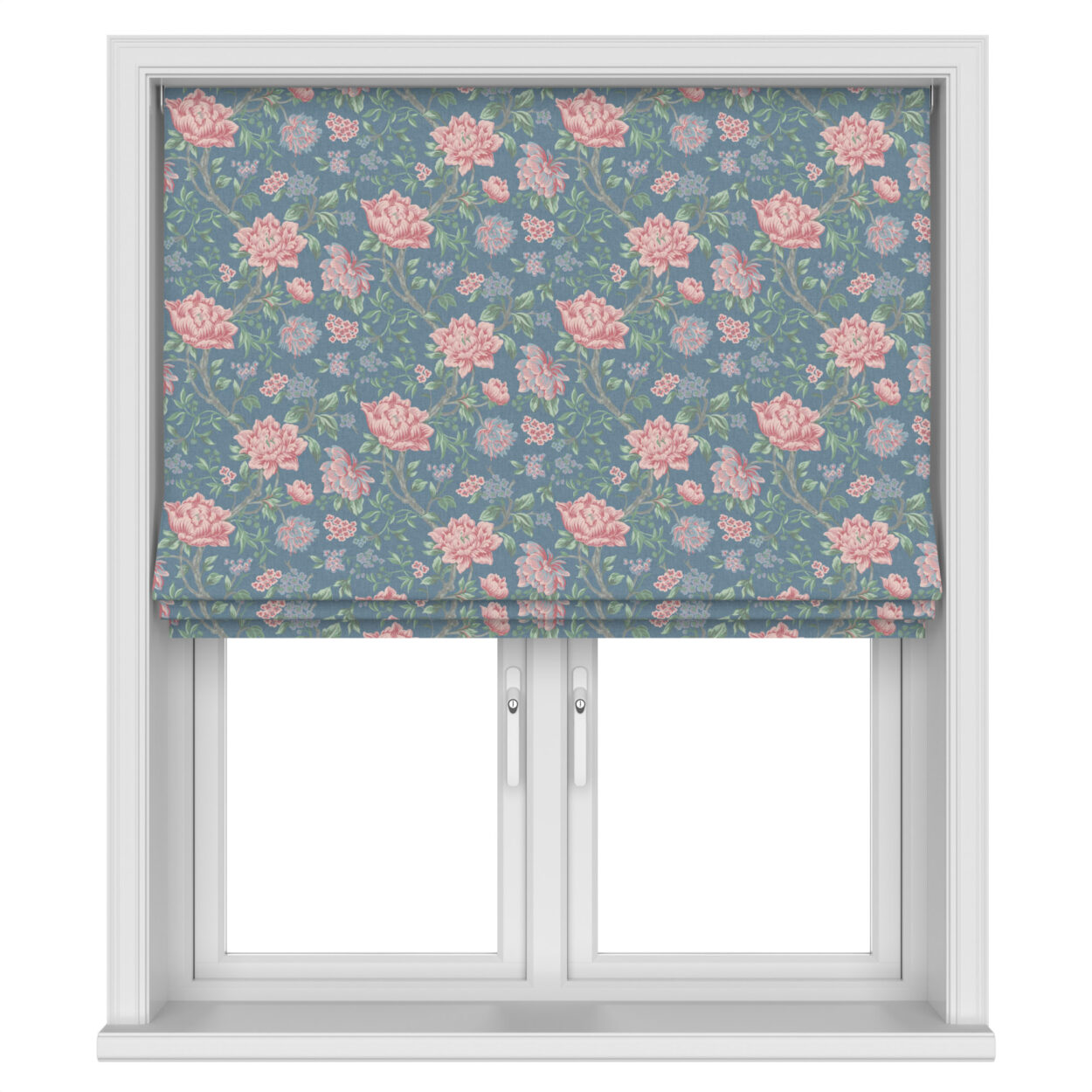 Laura Ashley Tapestry Floral Dusky Seaspray Motorised - Image 3