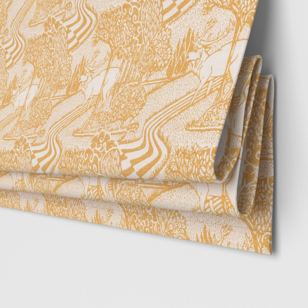 Laura Ashley Trecastle Ochre Motorised